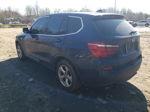 2011 Bmw X3 Xdrive28i Blue vin: 5UXWX5C55BL715043