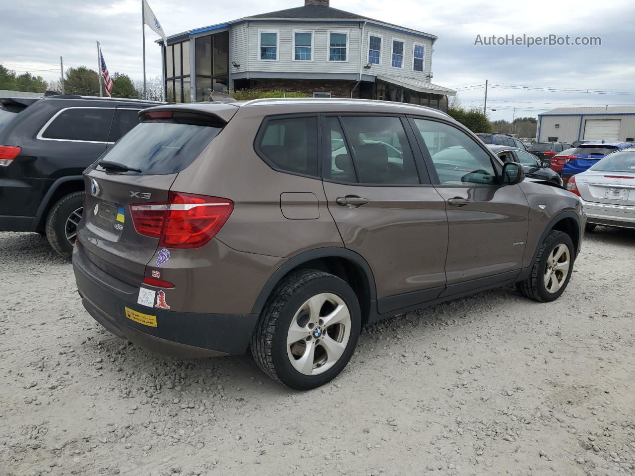 2011 Bmw X3 Xdrive28i Коричневый vin: 5UXWX5C56BL701443