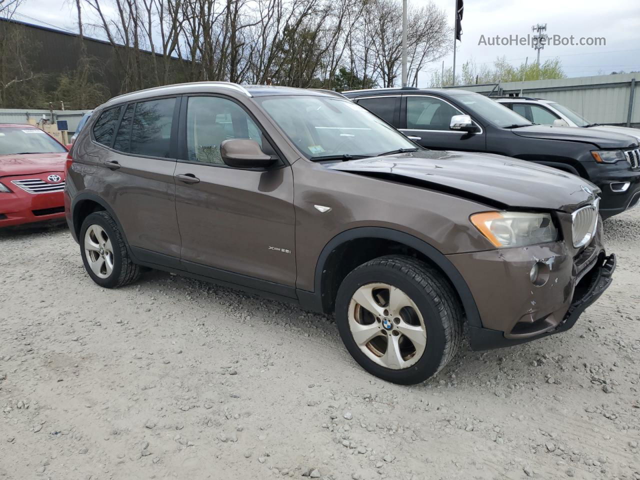 2011 Bmw X3 Xdrive28i Brown vin: 5UXWX5C56BL701443