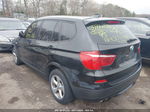 2011 Bmw X3 Xdrive28i Black vin: 5UXWX5C56BL702592