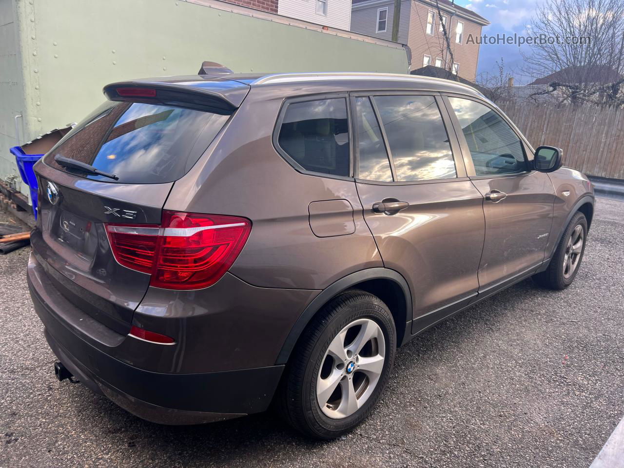 2011 Bmw X3 Xdrive28i Brown vin: 5UXWX5C56BL708733