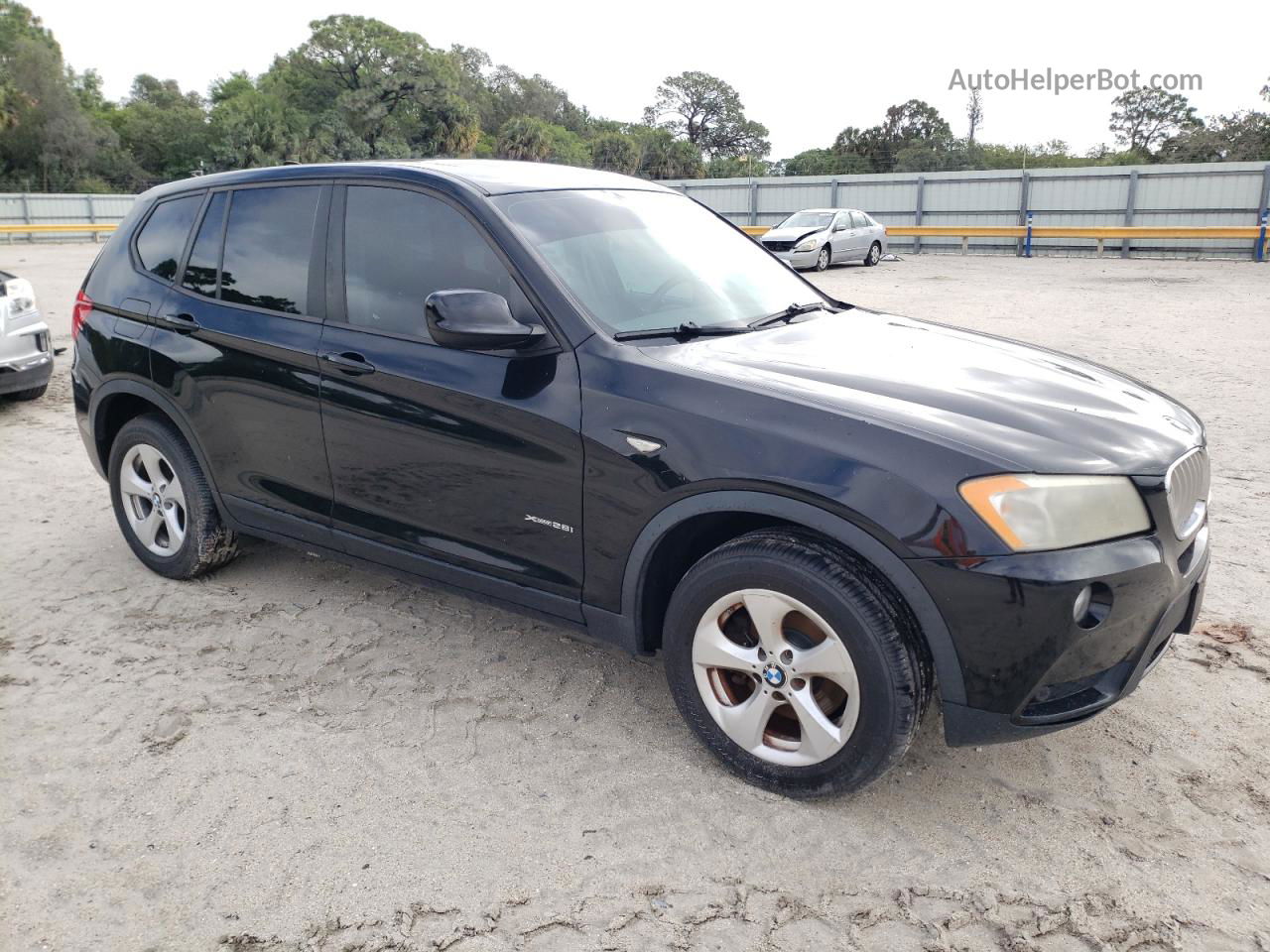 2011 Bmw X3 Xdrive28i Black vin: 5UXWX5C56BL709932