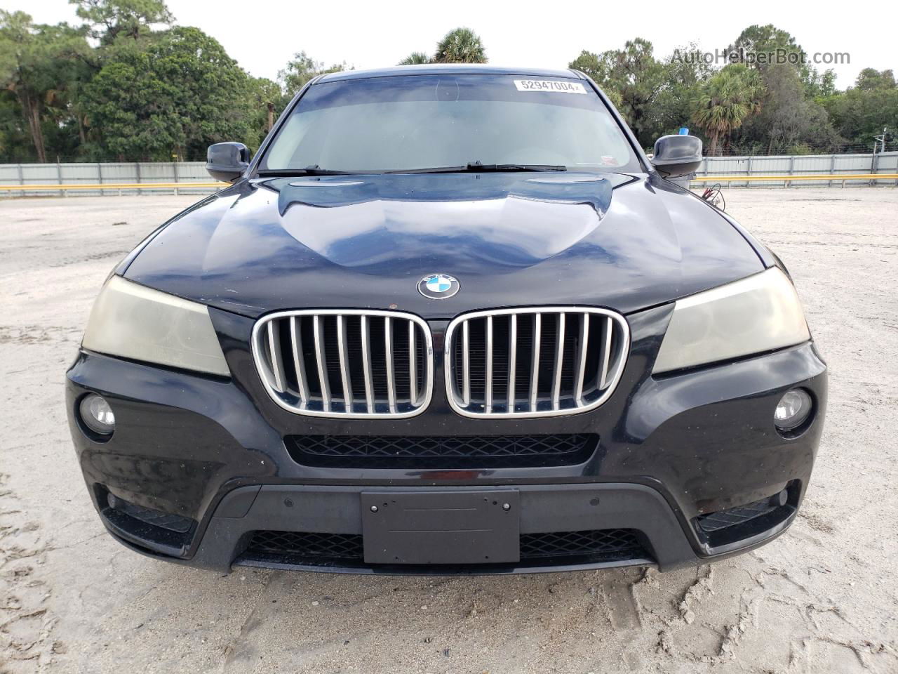 2011 Bmw X3 Xdrive28i Black vin: 5UXWX5C56BL709932