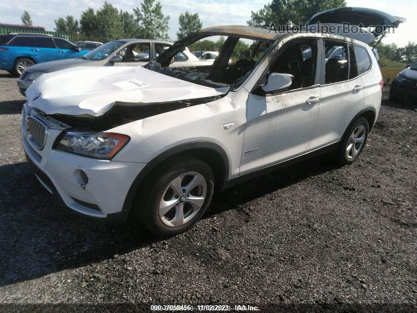 2011 Bmw X3 Xdrive28i White vin: 5UXWX5C56BL710983