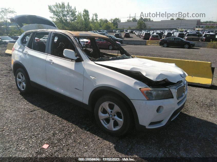 2011 Bmw X3 Xdrive28i White vin: 5UXWX5C56BL710983