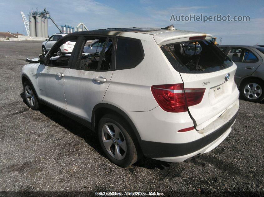 2011 Bmw X3 Xdrive28i White vin: 5UXWX5C56BL710983