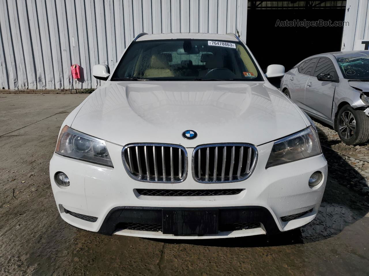 2011 Bmw X3 Xdrive28i White vin: 5UXWX5C56BL711163