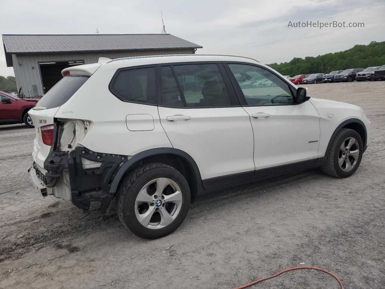 2011 Bmw X3 Xdrive28i White vin: 5UXWX5C56BL711776