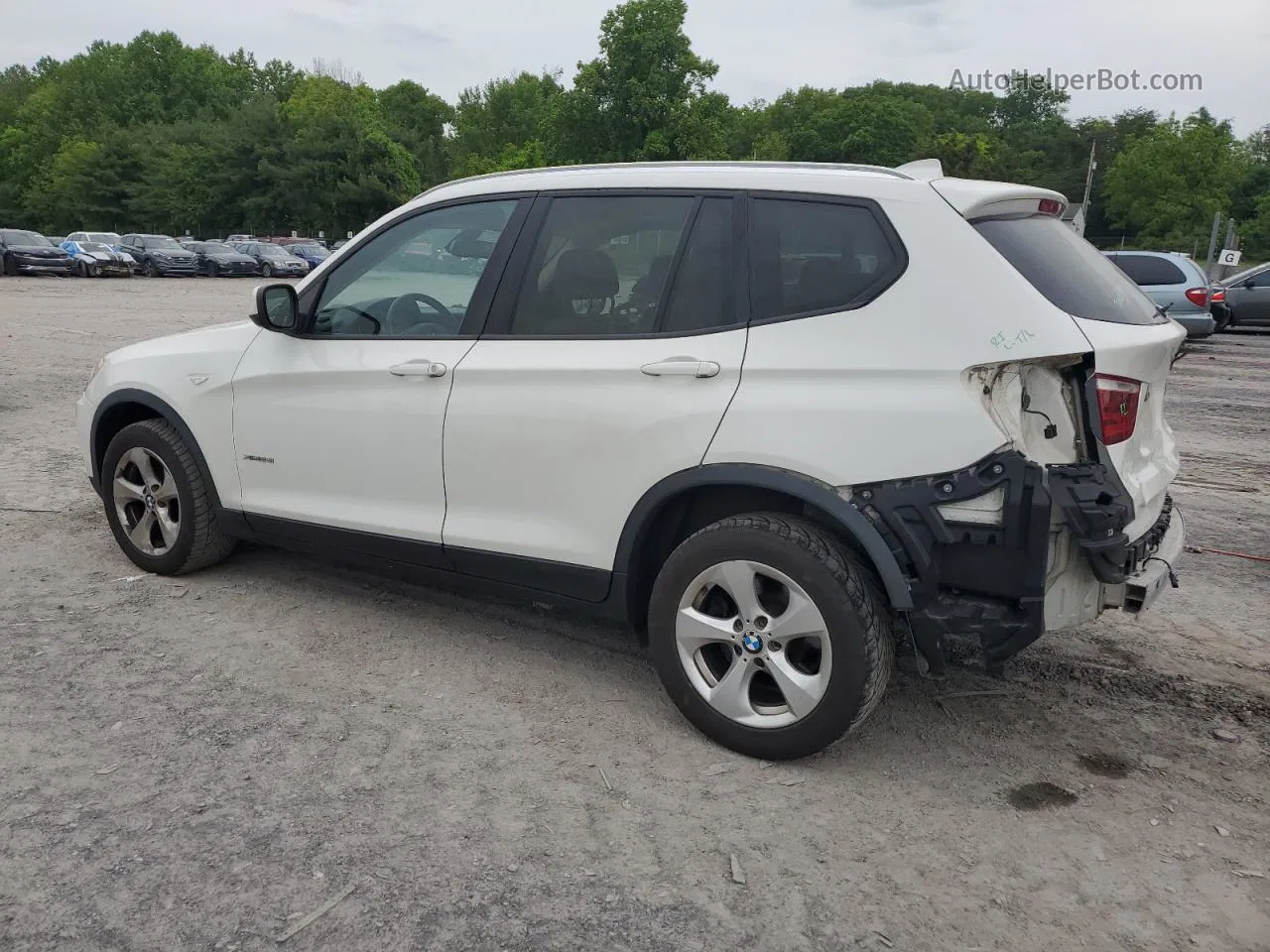 2011 Bmw X3 Xdrive28i White vin: 5UXWX5C56BL711776