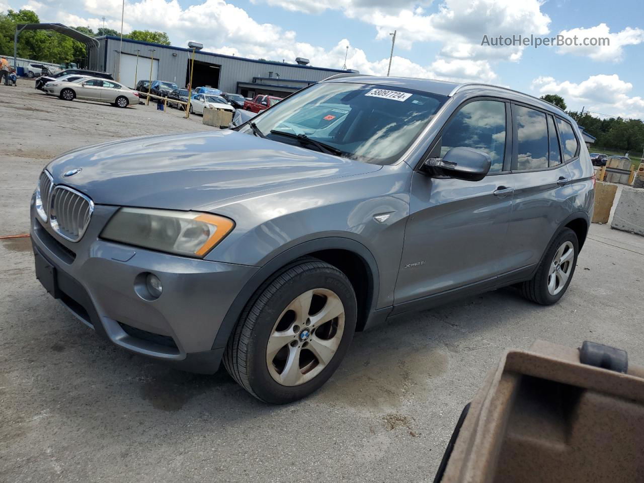 2011 Bmw X3 Xdrive28i Silver vin: 5UXWX5C56BL713835