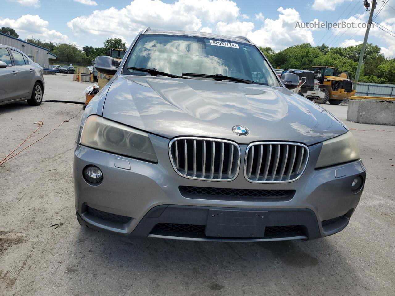 2011 Bmw X3 Xdrive28i Silver vin: 5UXWX5C56BL713835