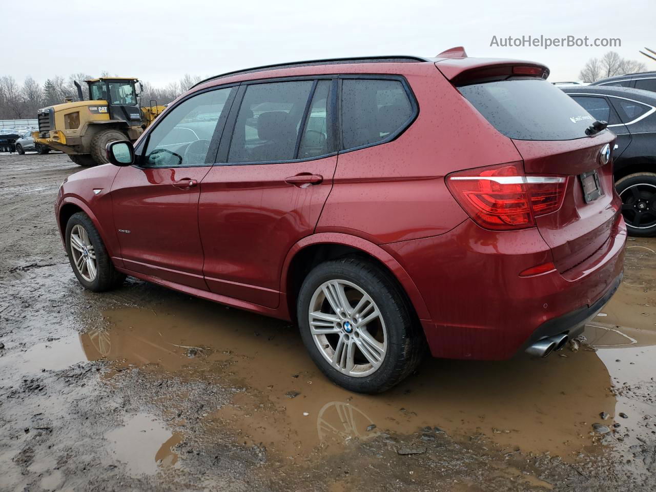 2011 Bmw X3 Xdrive28i Red vin: 5UXWX5C56BL715391