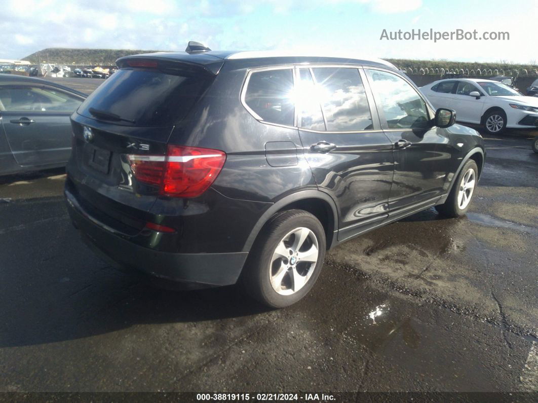 2011 Bmw X3 Xdrive28i Черный vin: 5UXWX5C57BL703914