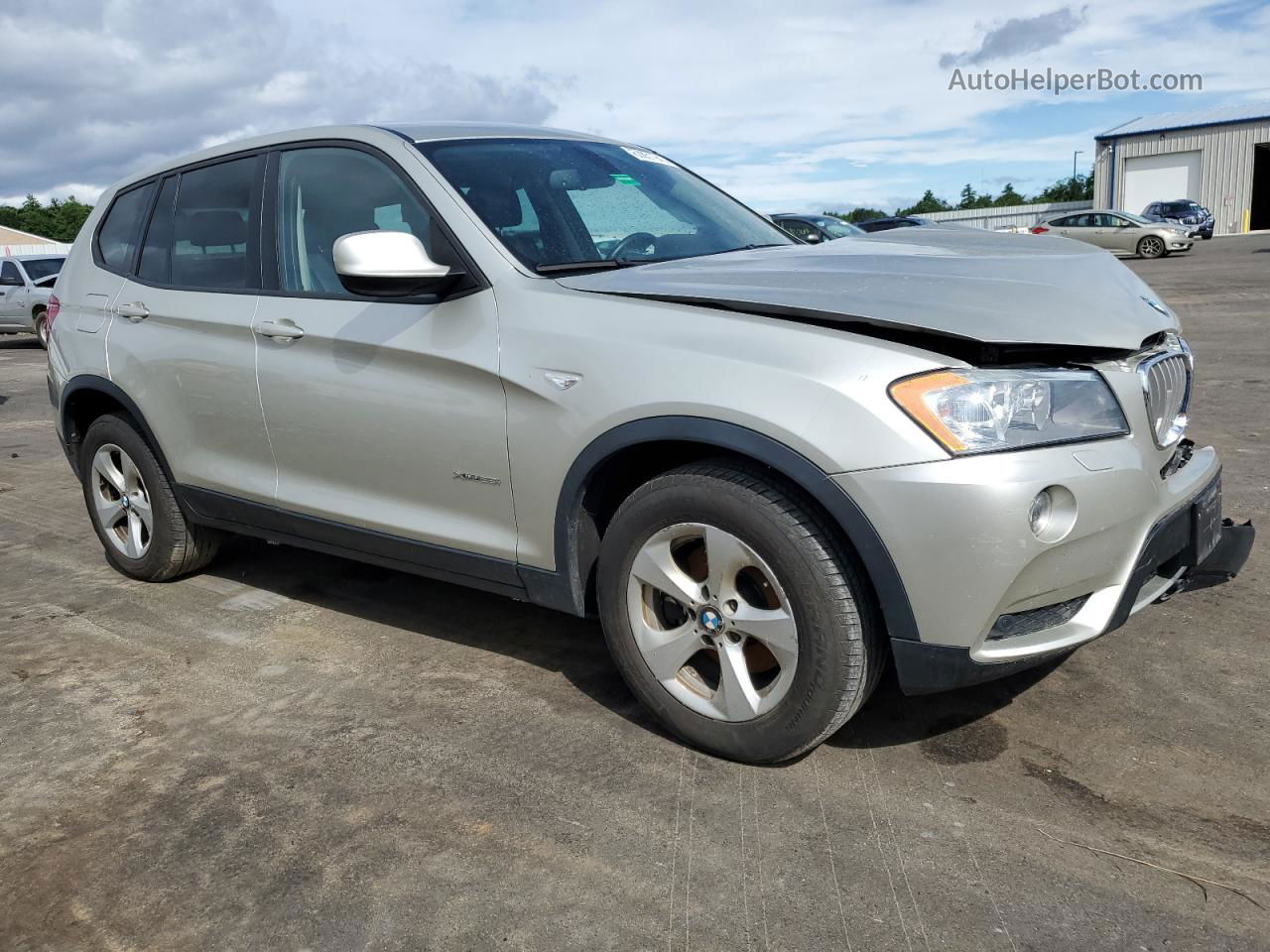 2011 Bmw X3 Xdrive28i Silver vin: 5UXWX5C57BL706957