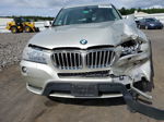 2011 Bmw X3 Xdrive28i Silver vin: 5UXWX5C57BL706957