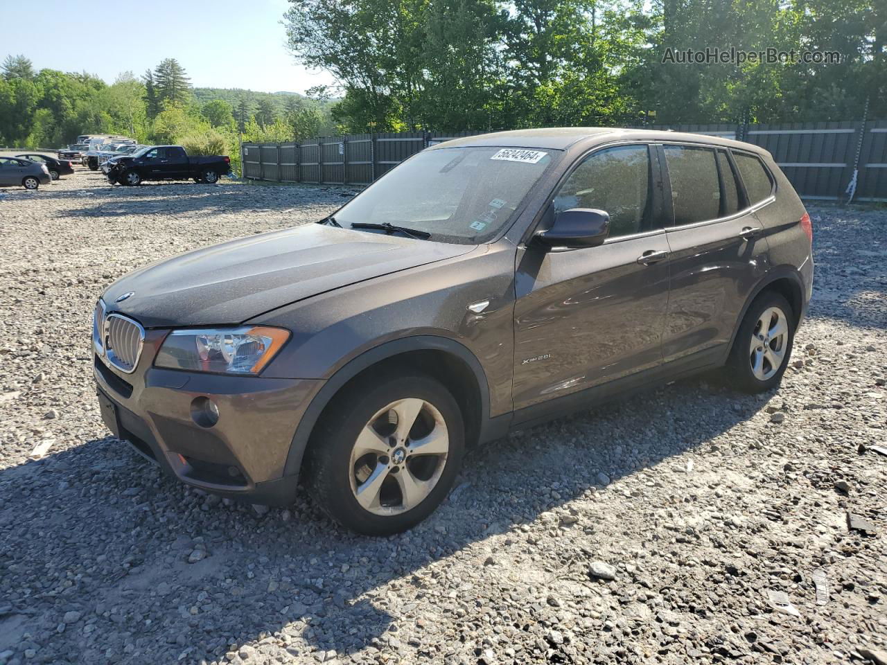 2011 Bmw X3 Xdrive28i Коричневый vin: 5UXWX5C57BL711964