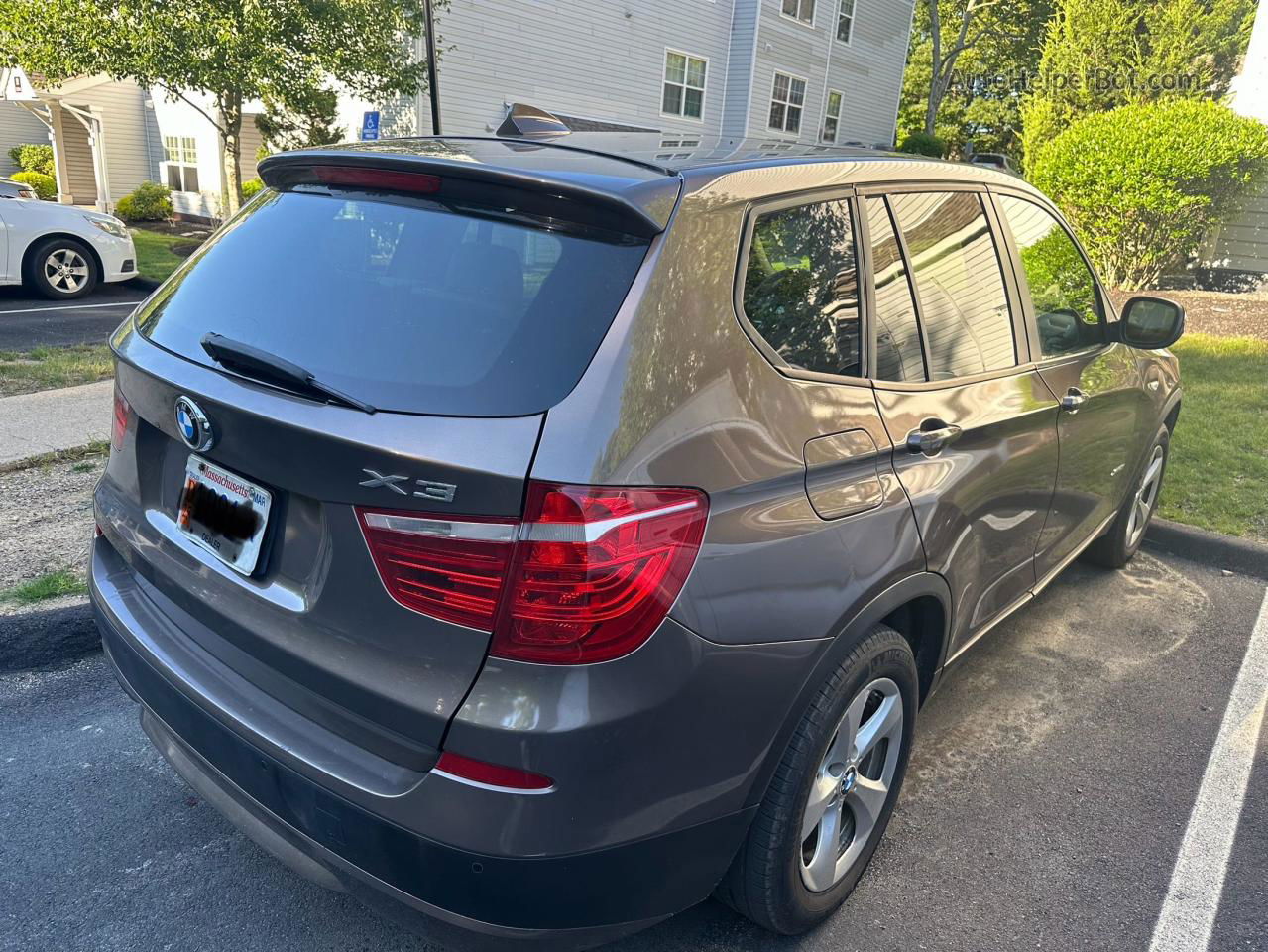 2011 Bmw X3 Xdrive28i Brown vin: 5UXWX5C57BL711964