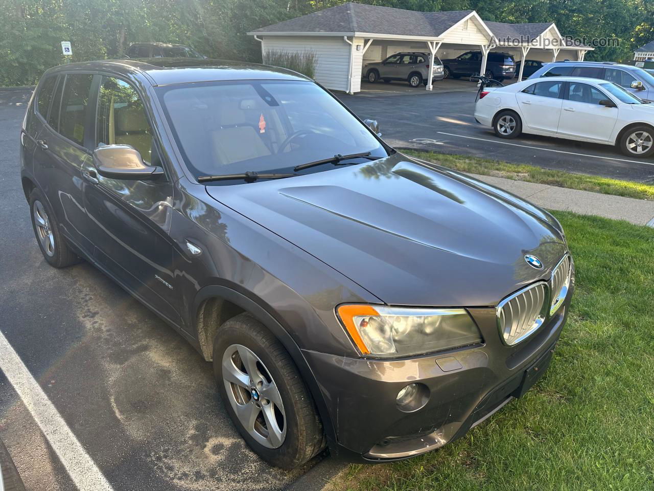 2011 Bmw X3 Xdrive28i Brown vin: 5UXWX5C57BL711964