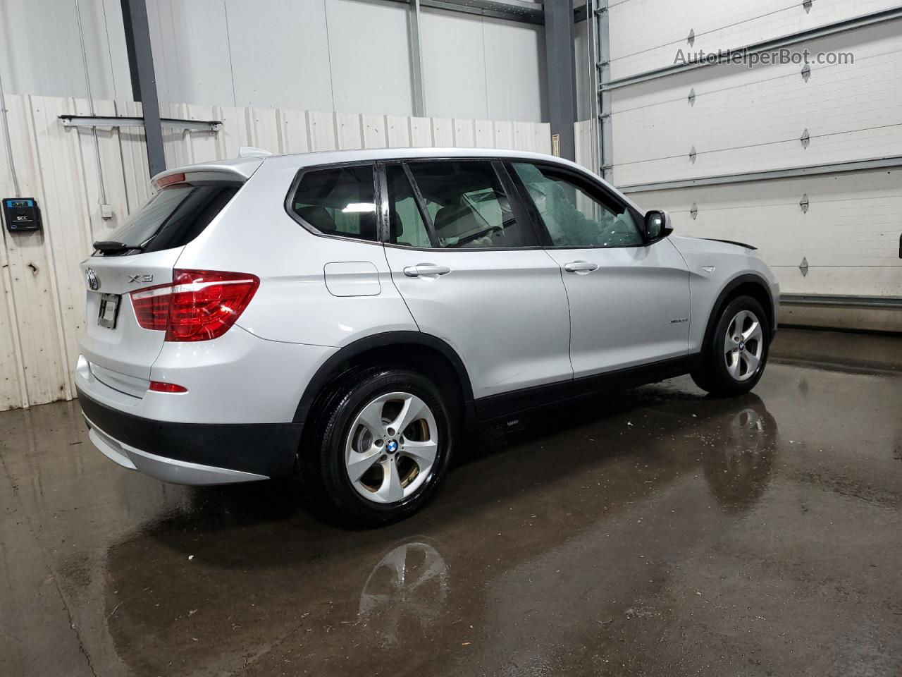 2011 Bmw X3 Xdrive28i Silver vin: 5UXWX5C57BL711995