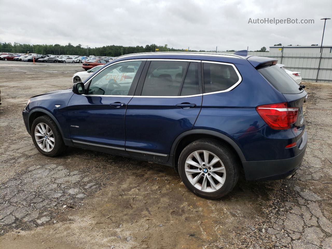 2011 Bmw X3 Xdrive28i Blue vin: 5UXWX5C57BL712435