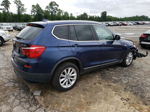 2011 Bmw X3 Xdrive28i Blue vin: 5UXWX5C57BL712435