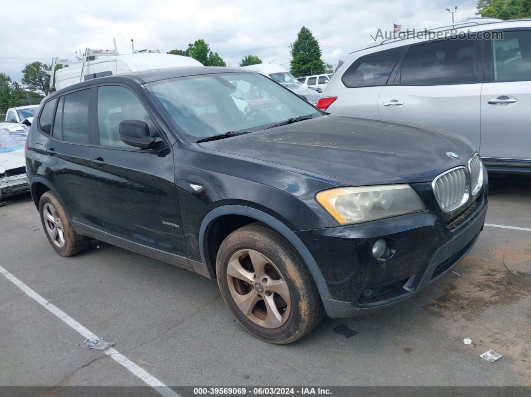 2011 Bmw X3 Xdrive28i Черный vin: 5UXWX5C57BL712693