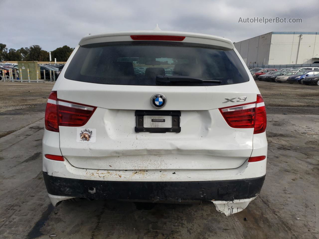 2011 Bmw X3 Xdrive28i White vin: 5UXWX5C57BL713634