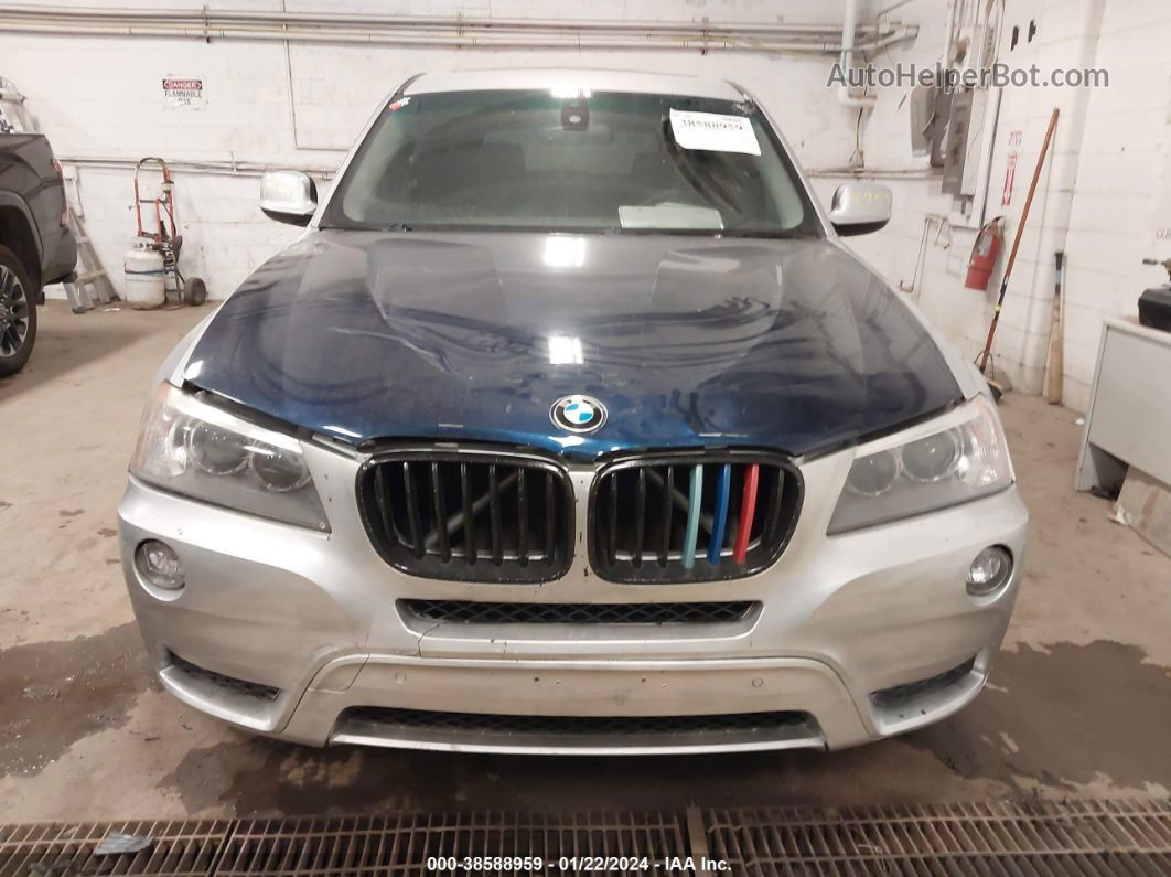 2011 Bmw X3 Xdrive28i Silver vin: 5UXWX5C58BL701931