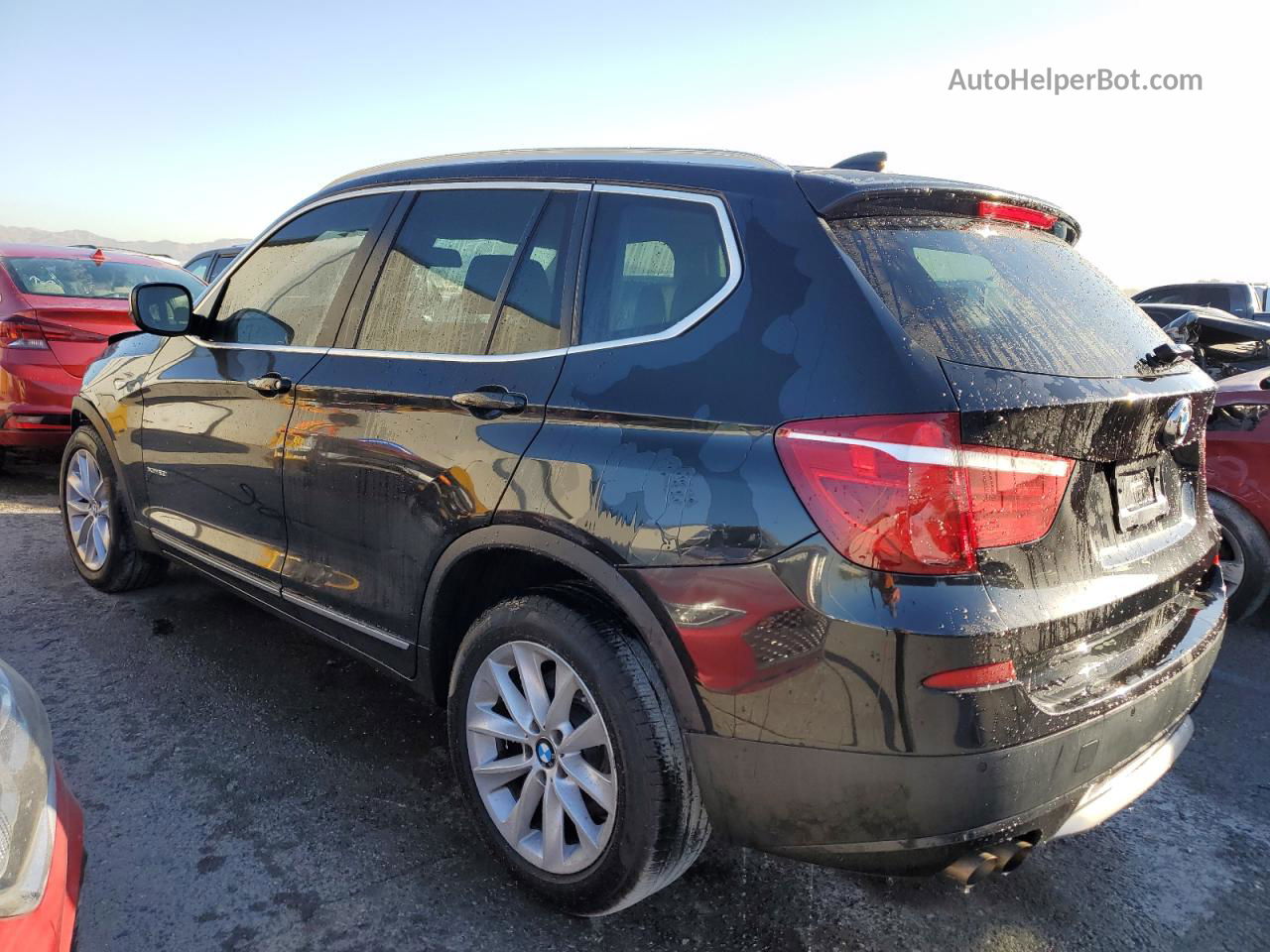 2011 Bmw X3 Xdrive28i Black vin: 5UXWX5C58BL703694