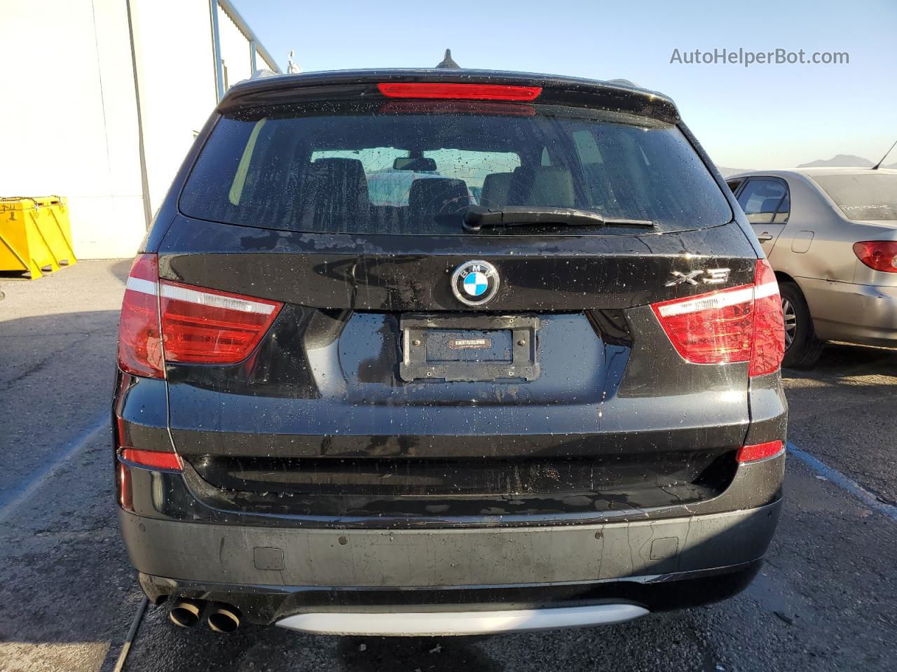 2011 Bmw X3 Xdrive28i Black vin: 5UXWX5C58BL703694