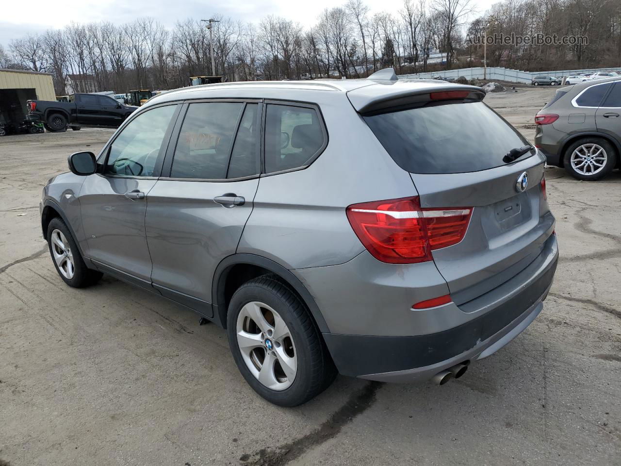 2011 Bmw X3 Xdrive28i Gray vin: 5UXWX5C58BL705252