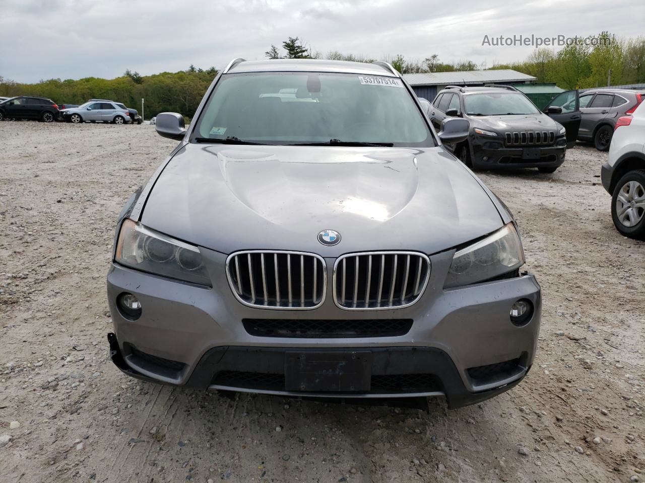 2011 Bmw X3 Xdrive28i Серый vin: 5UXWX5C58BL705252