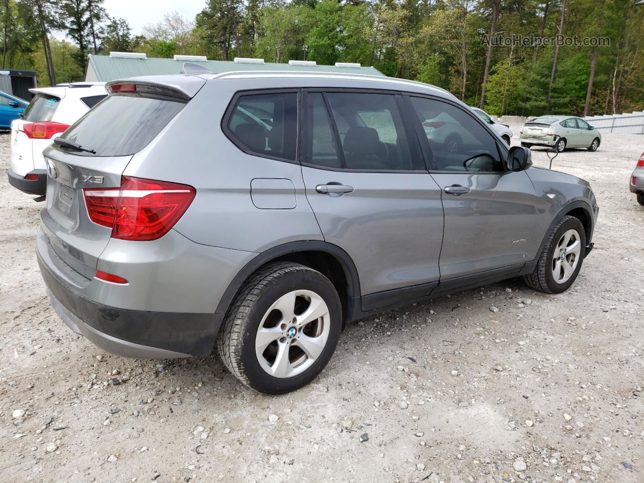 2011 Bmw X3 Xdrive28i Gray vin: 5UXWX5C58BL705252