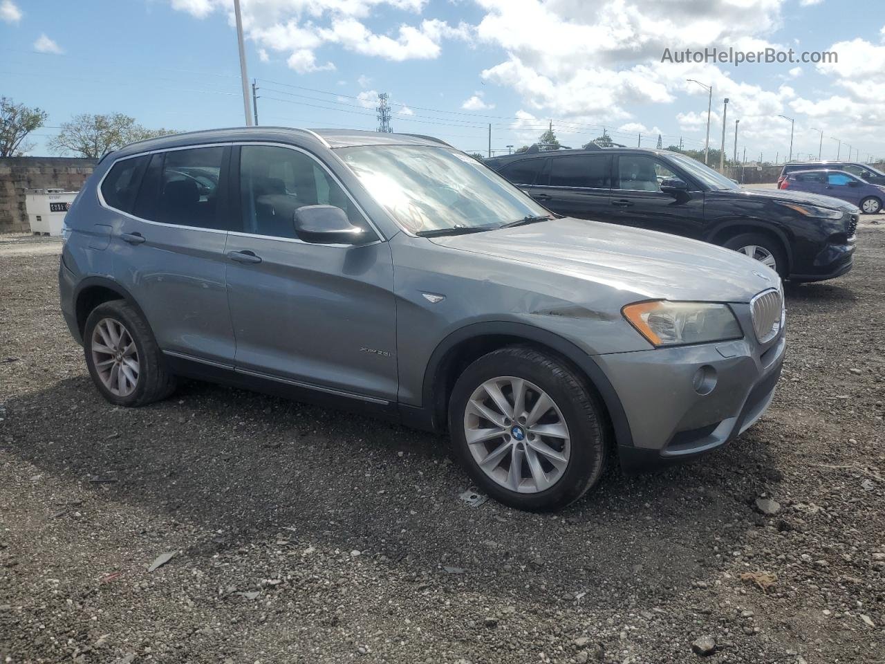 2011 Bmw X3 Xdrive28i Серый vin: 5UXWX5C58BL705302