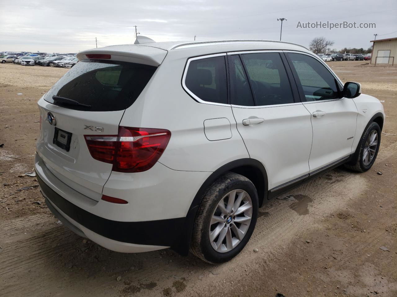 2011 Bmw X3 Xdrive28i White vin: 5UXWX5C58BL705560