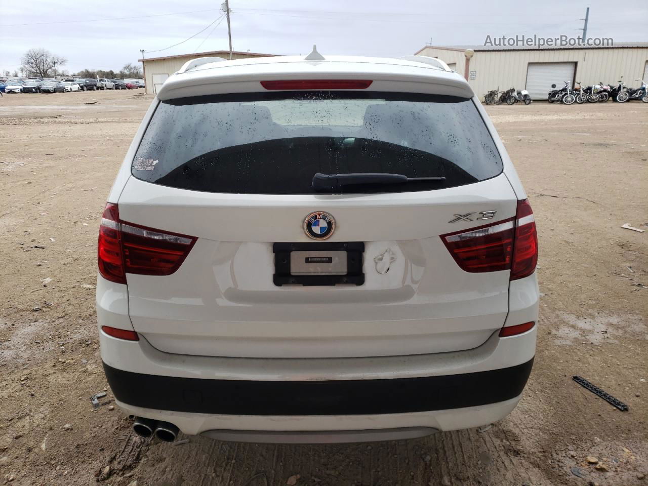 2011 Bmw X3 Xdrive28i White vin: 5UXWX5C58BL705560