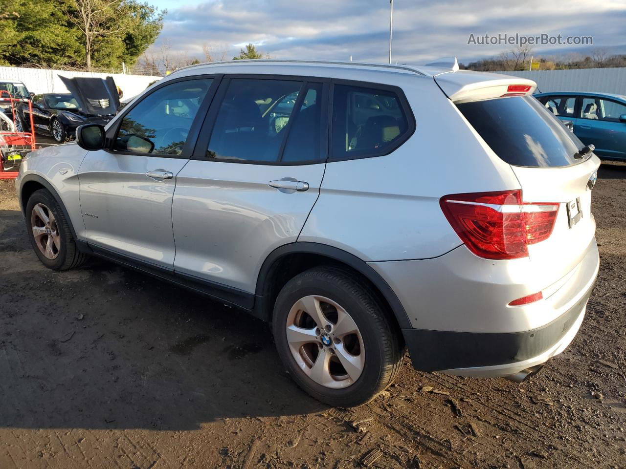 2011 Bmw X3 Xdrive28i Silver vin: 5UXWX5C58BL708491