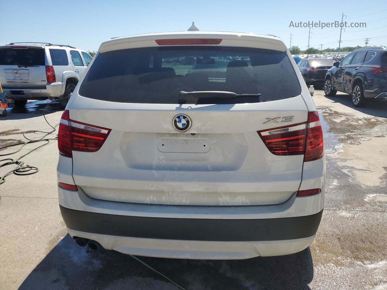 2011 Bmw X3 Xdrive28i White vin: 5UXWX5C58BL714582