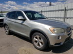 2011 Bmw X3 Xdrive28i Silver vin: 5UXWX5C58BL715067