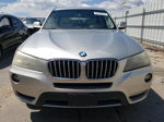 2011 Bmw X3 Xdrive28i Silver vin: 5UXWX5C58BL715067