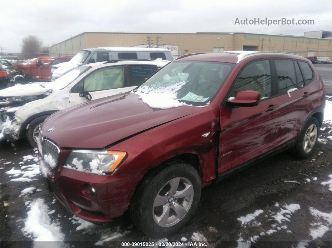 2011 Bmw X3 Xdrive28i Коричневый vin: 5UXWX5C58BL716106