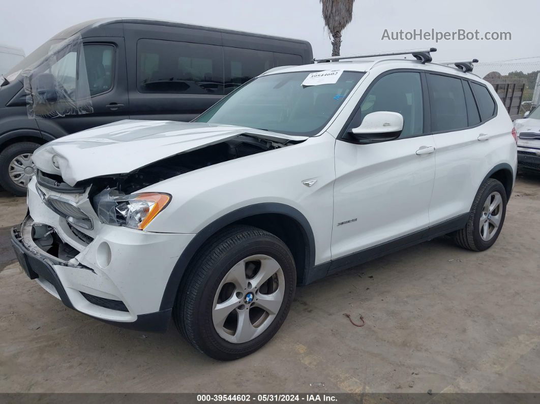 2011 Bmw X3 Xdrive28i White vin: 5UXWX5C58BL716283