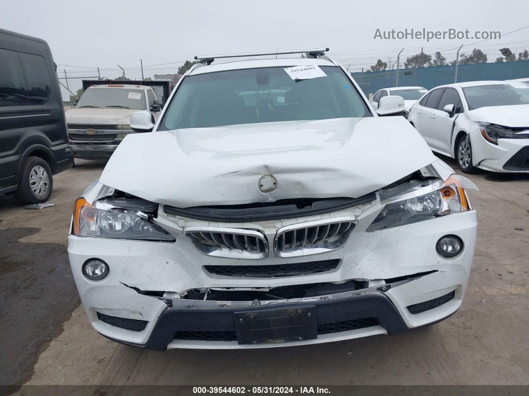 2011 Bmw X3 Xdrive28i White vin: 5UXWX5C58BL716283