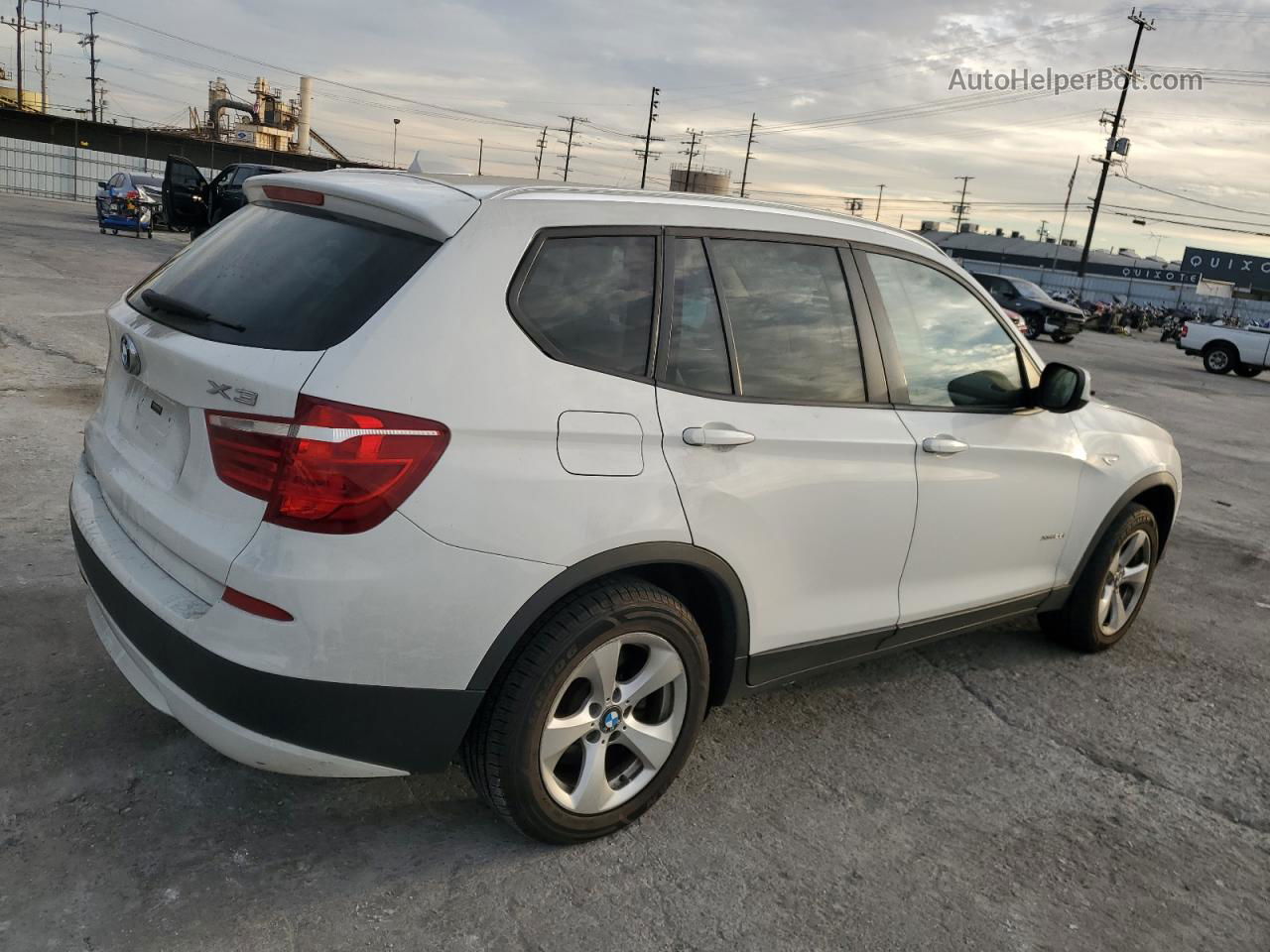 2012 Bmw X3 Xdrive28i White vin: 5UXWX5C58CL723963