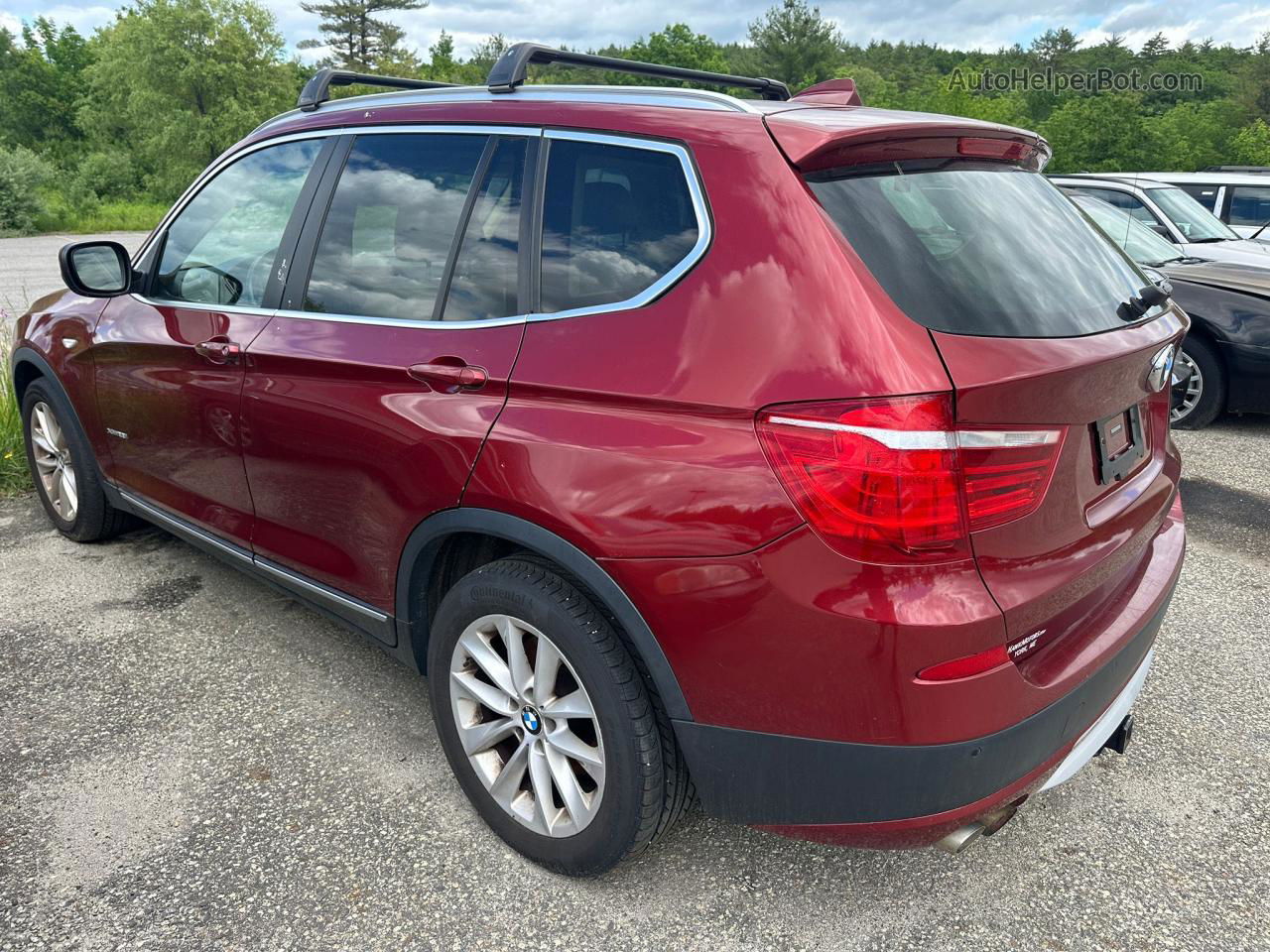 2011 Bmw X3 Xdrive28i Red vin: 5UXWX5C59BL702246