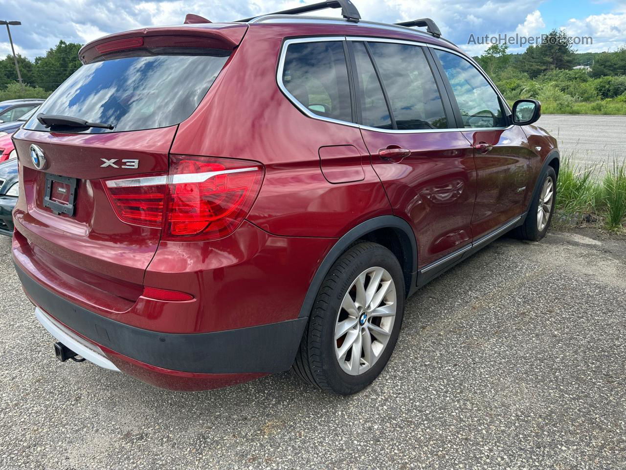 2011 Bmw X3 Xdrive28i Red vin: 5UXWX5C59BL702246