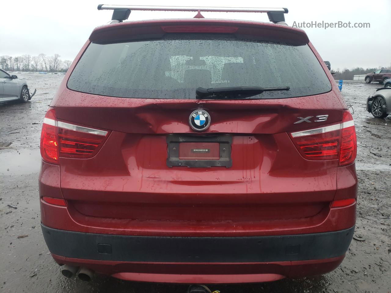 2011 Bmw X3 Xdrive28i Burgundy vin: 5UXWX5C59BL703719