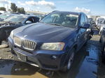 2011 Bmw X3 Xdrive28i Blue vin: 5UXWX5C59BL703882