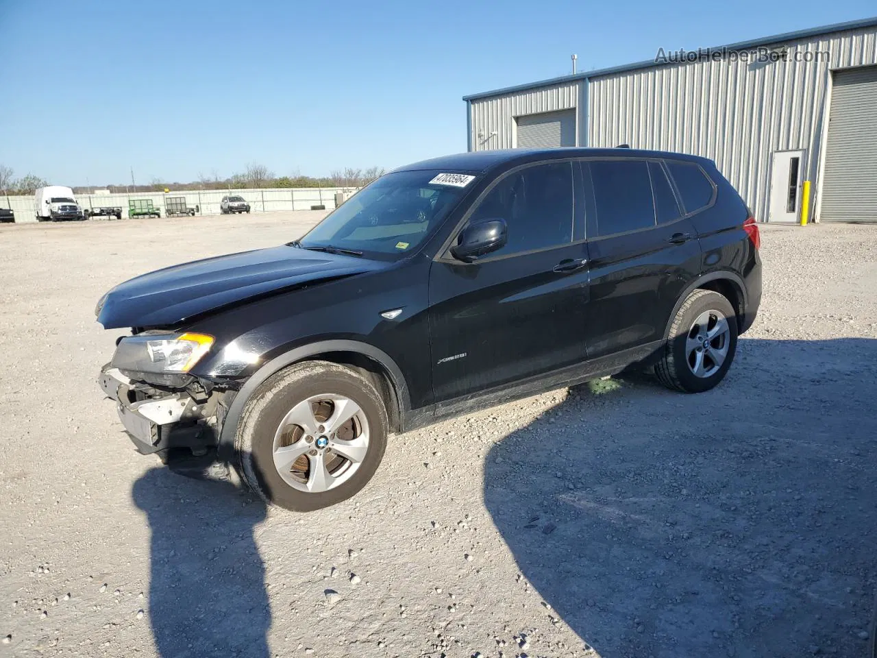 2011 Bmw X3 Xdrive28i Black vin: 5UXWX5C59BL703929