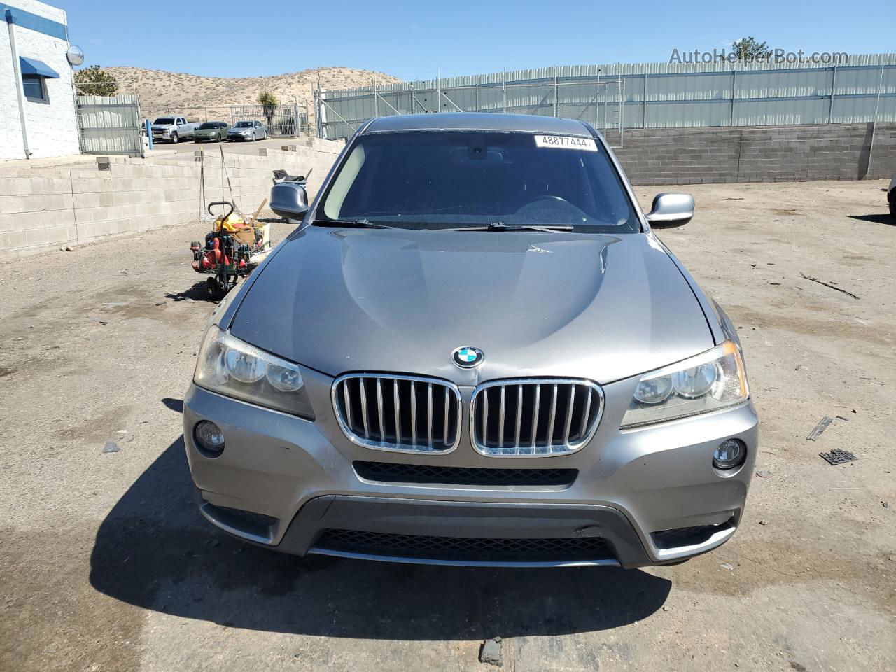 2011 Bmw X3 Xdrive28i Gray vin: 5UXWX5C59BL707432